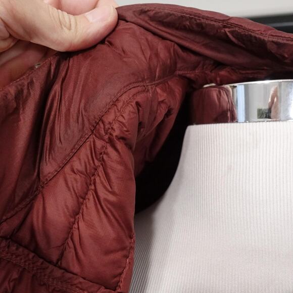 Brooks Brothers Red Fleece Jacket Mens 2XL Burgundy Down Puffer Lightweight‎ - Picture 11 of 16